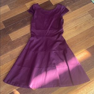Maroon dress banana republic size 6